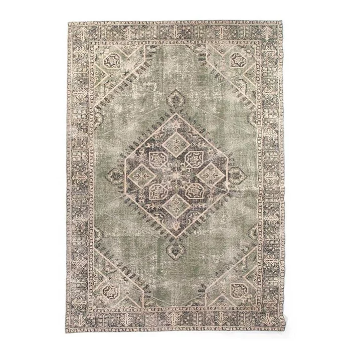 River - vintage tapijt groen - 160x230